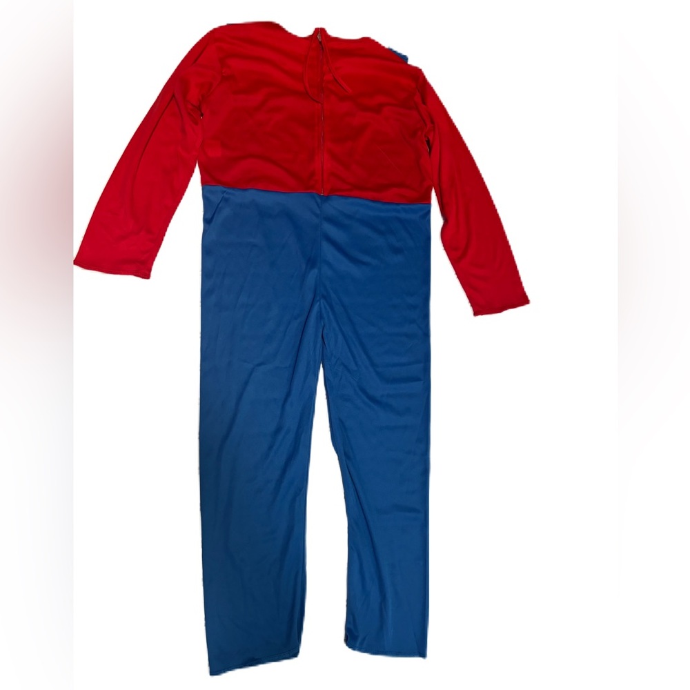 Mario Kids Plumber Superhero Cosplay Costume Set in Red and Blue Boys L (10) - Picture 7 of 15